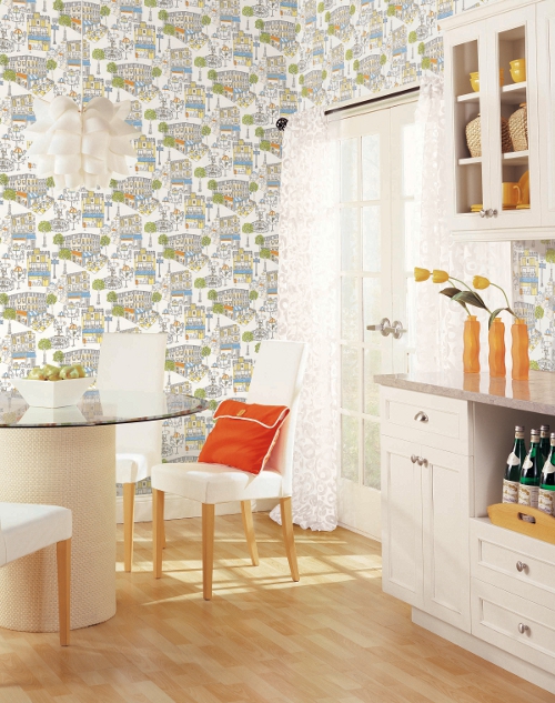 Essener Tapete Kitchen Style 2 HM26315 Küche Küchentapete Vinyl Karo